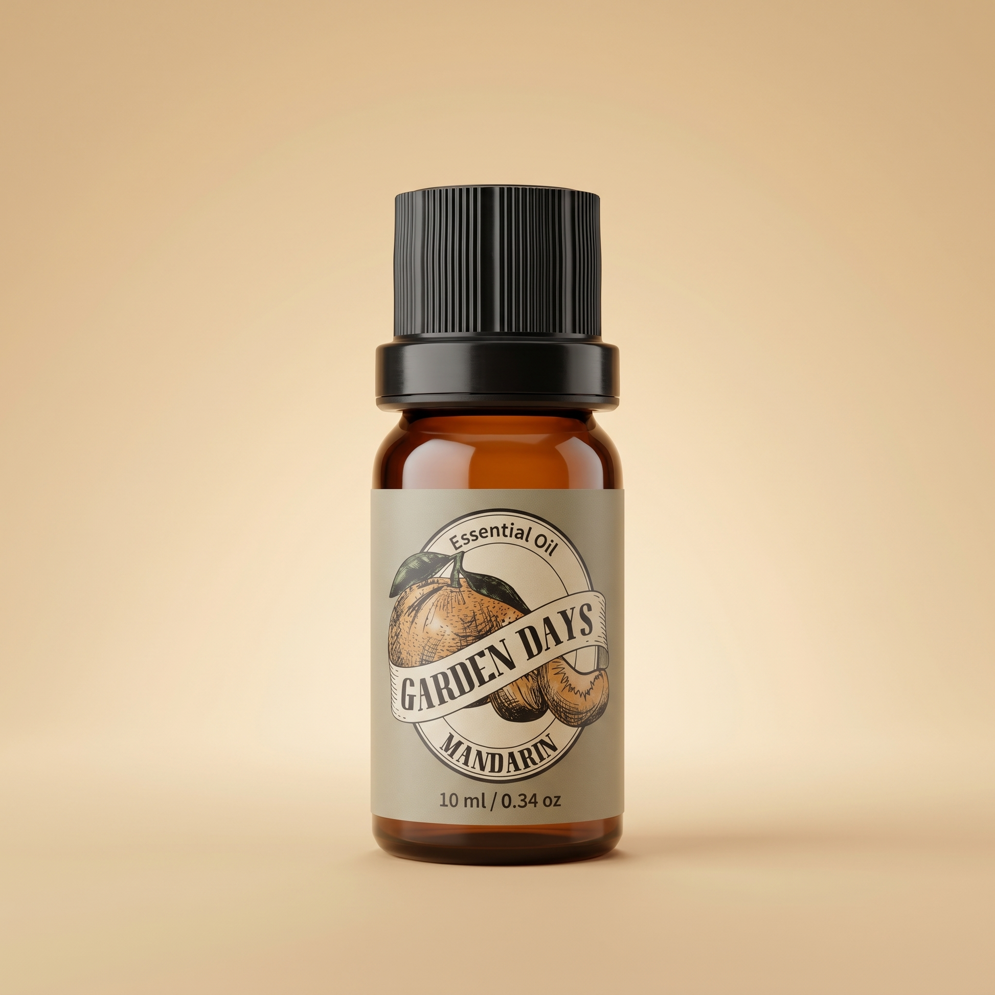 GARDEN DAYS 만다린 에센셜오일 10ml 갈색 유리병 제품 이미지