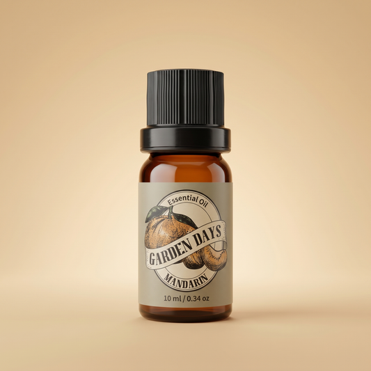GARDEN DAYS 만다린 에센셜오일 10ml 갈색 유리병 제품 이미지
