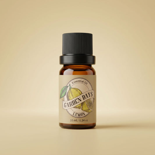 GARDEN DAYS 레몬 에센셜오일 10ml 갈색 유리병 제품 이미지